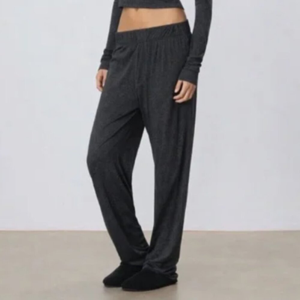 NWT Eterne Heather Charcoal Lounge Pants Modal Cotton L & XL
